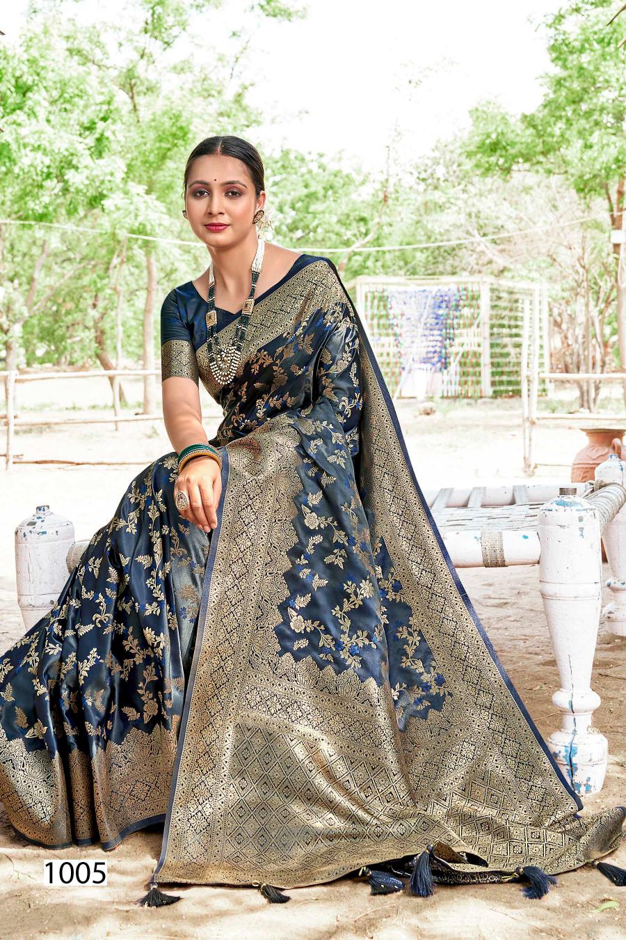 Saroj Royal Queen vol.9 Satin silk saree in surat with price wholesale