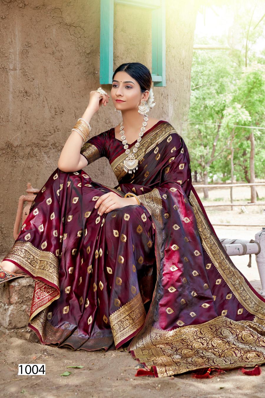 Saroj Royal Queen vol.12 Satin silk saree in surat with price wholesale