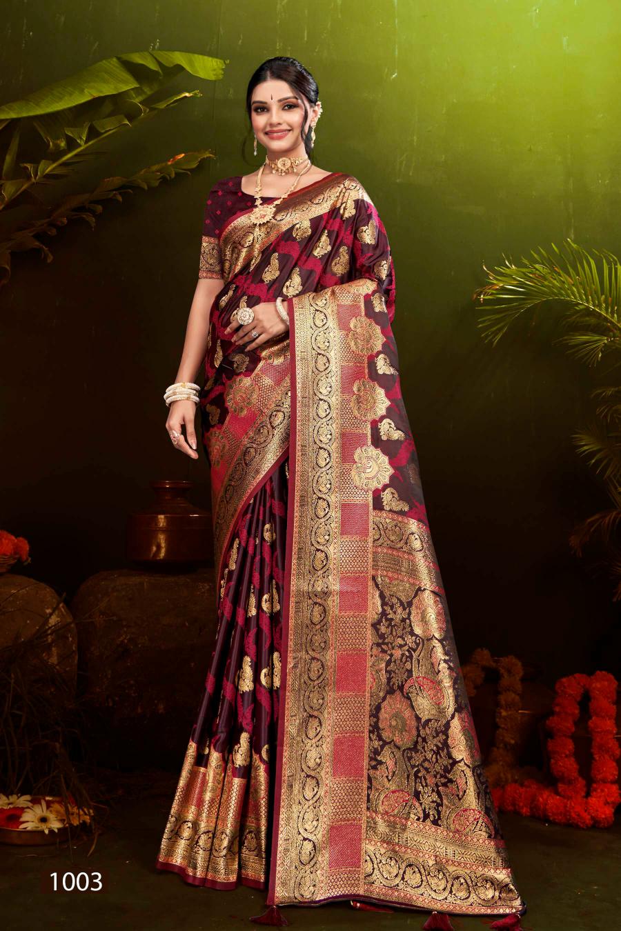 Saroj Royal Queen vol.16 Satin silk saree in surat with price wholesale