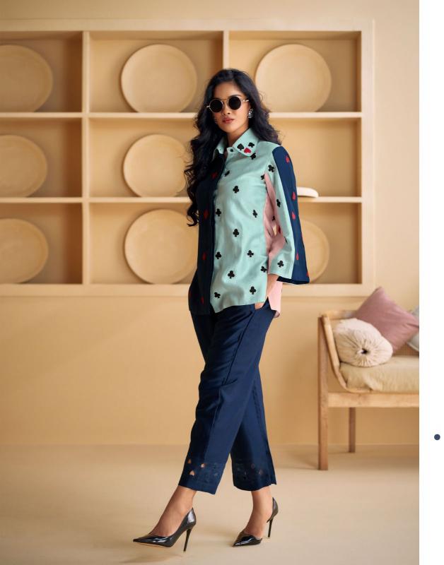 SAYURI DESIGNER CORAL Co-ord Set Wholesale catalog