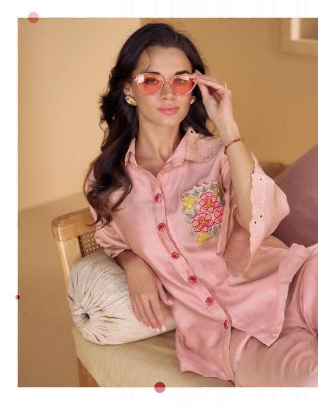 SAYURI DESIGNER CORAL Co-ord Set Wholesale catalog