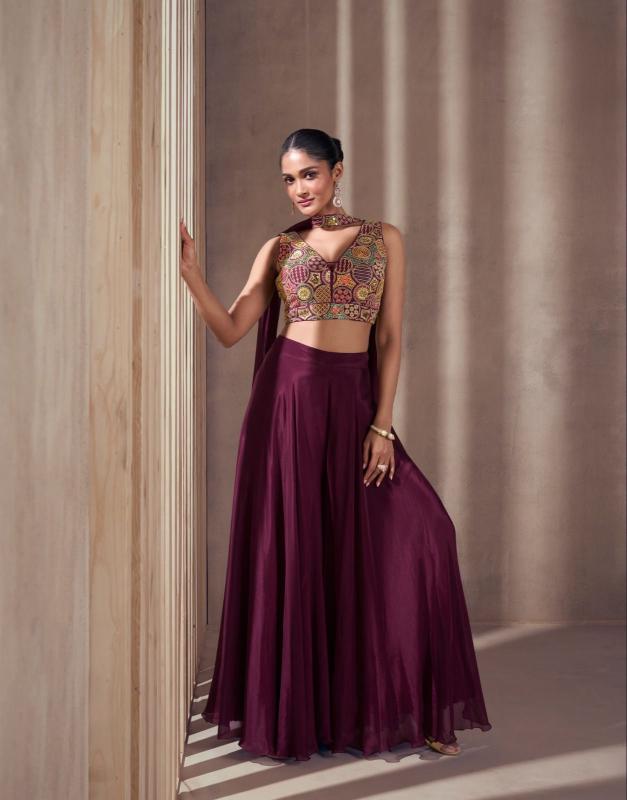 Sayuri Nisha Chinon Silk Designer Salwar Kameez Wholesale catalog