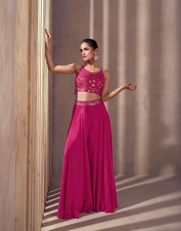 Sayuri Nisha Chinon Silk Designer Salwar Kameez Wholesale catalog