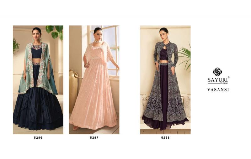 SAYURI VASANSI Georgette Salwar Kameez Wholesale catalog