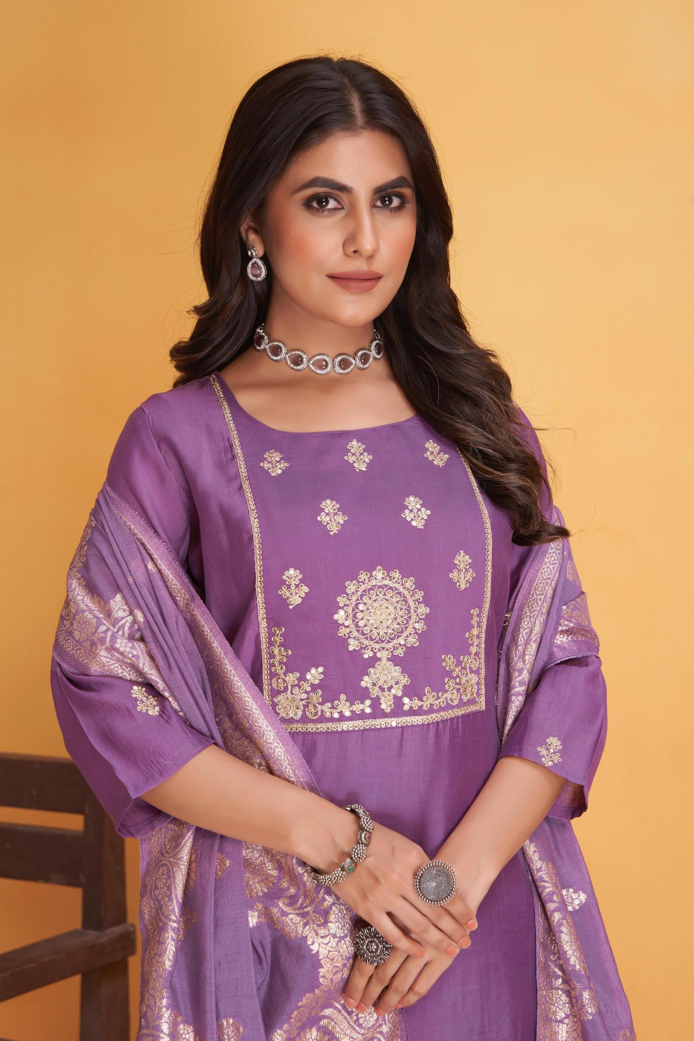 Seamore Dulhan Roman Silk Kurti Wholesale Catalog