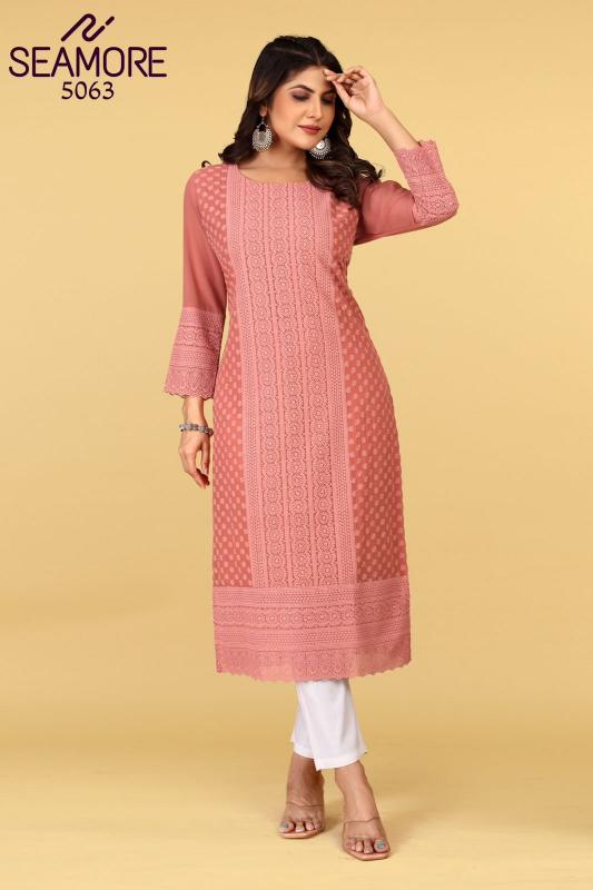 SEAMORE PINL PALAK VOL 3 Kurti Wholesale Catalog