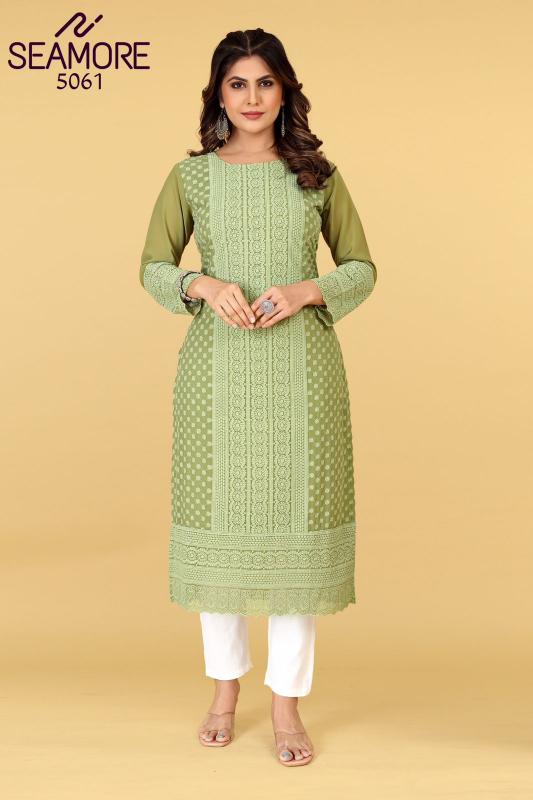 SEAMORE PINL PALAK VOL 3 Kurti Wholesale Catalog