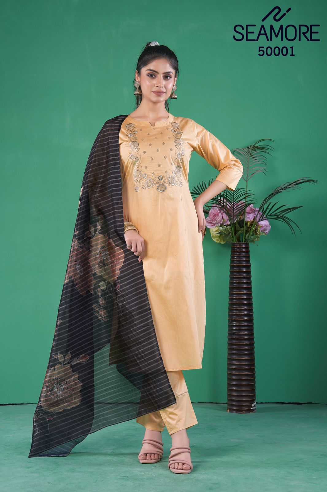 SEAMORE SAMYUGI D- 50001,50002,50003 Kurti Wholesale Catalog
