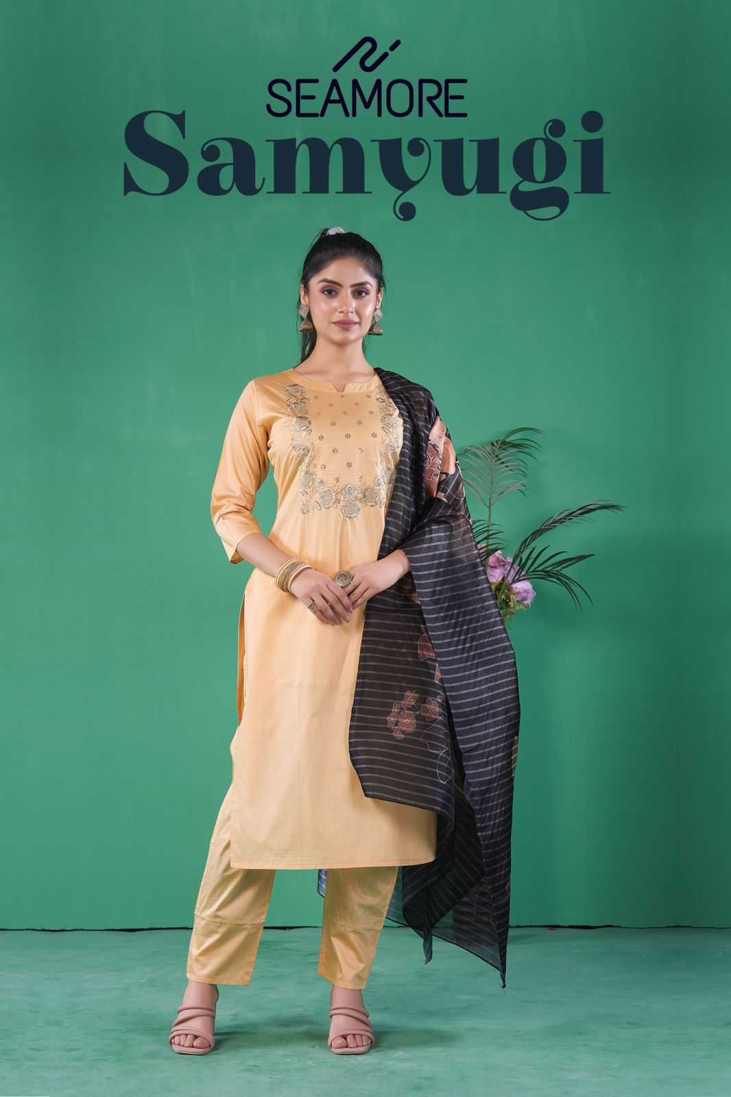 SEAMORE SAMYUGI D- 50001,50002,50003 Kurti Wholesale Catalog