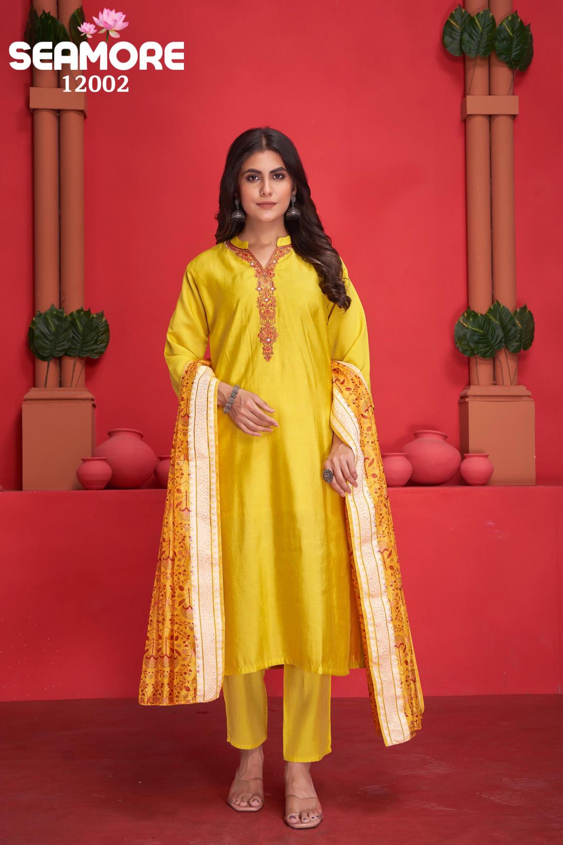 Seamore Savariya Digital Print Kurti Wholesale Catalog