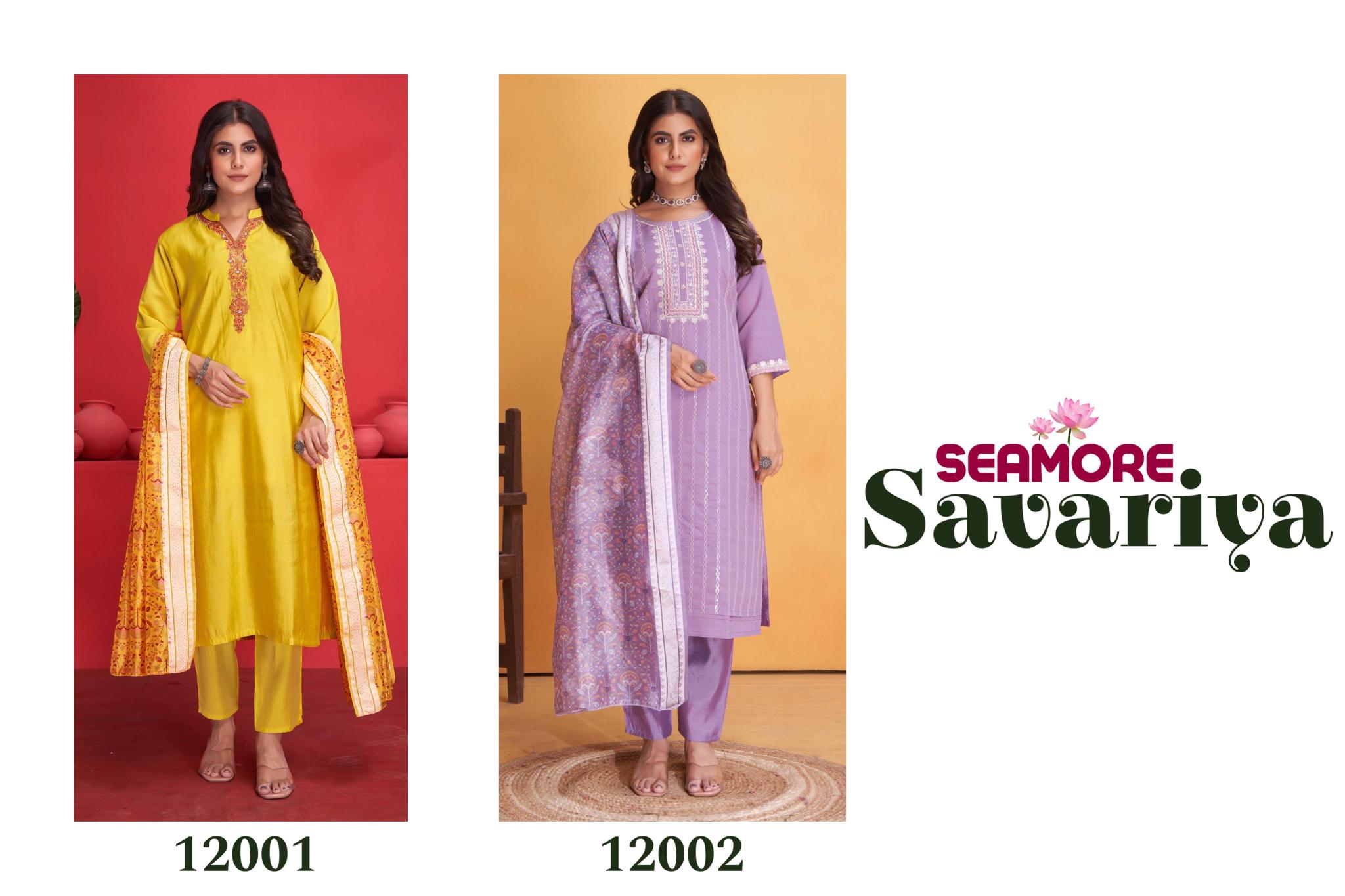 Seamore Savariya Digital Print Kurti Wholesale Catalog
