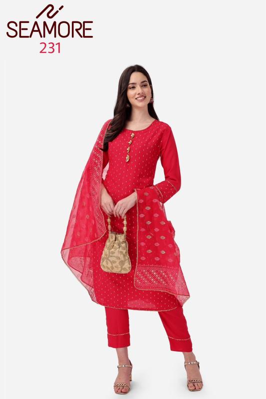 SEAMORE SUPER SINGLE D- 232 Kurti Wholesale Catalog