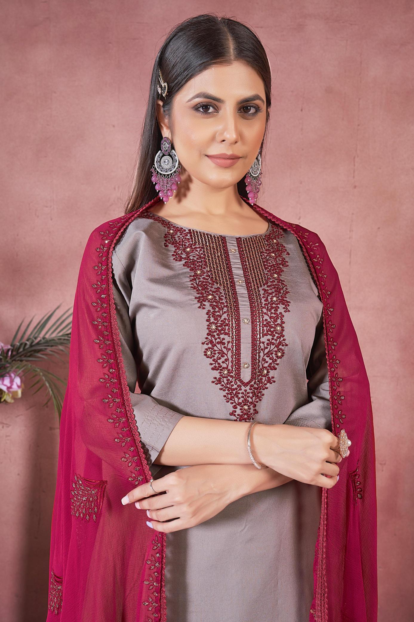 SEAMORE Vantara Vol 1 Embroidery Kurti Wholesale Catalog