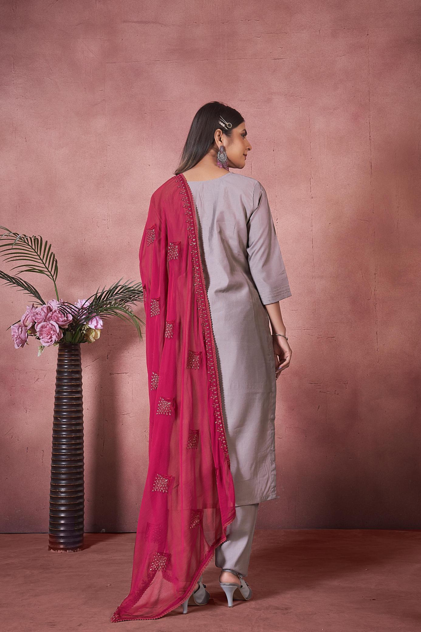SEAMORE Vantara Vol 1 Embroidery Kurti Wholesale Catalog