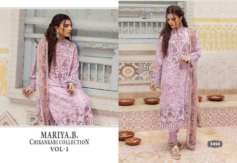 Shree Mariya B Chikankari Vol 1 Cotton Dupatta Salwar Kameez Wholesale Catalog