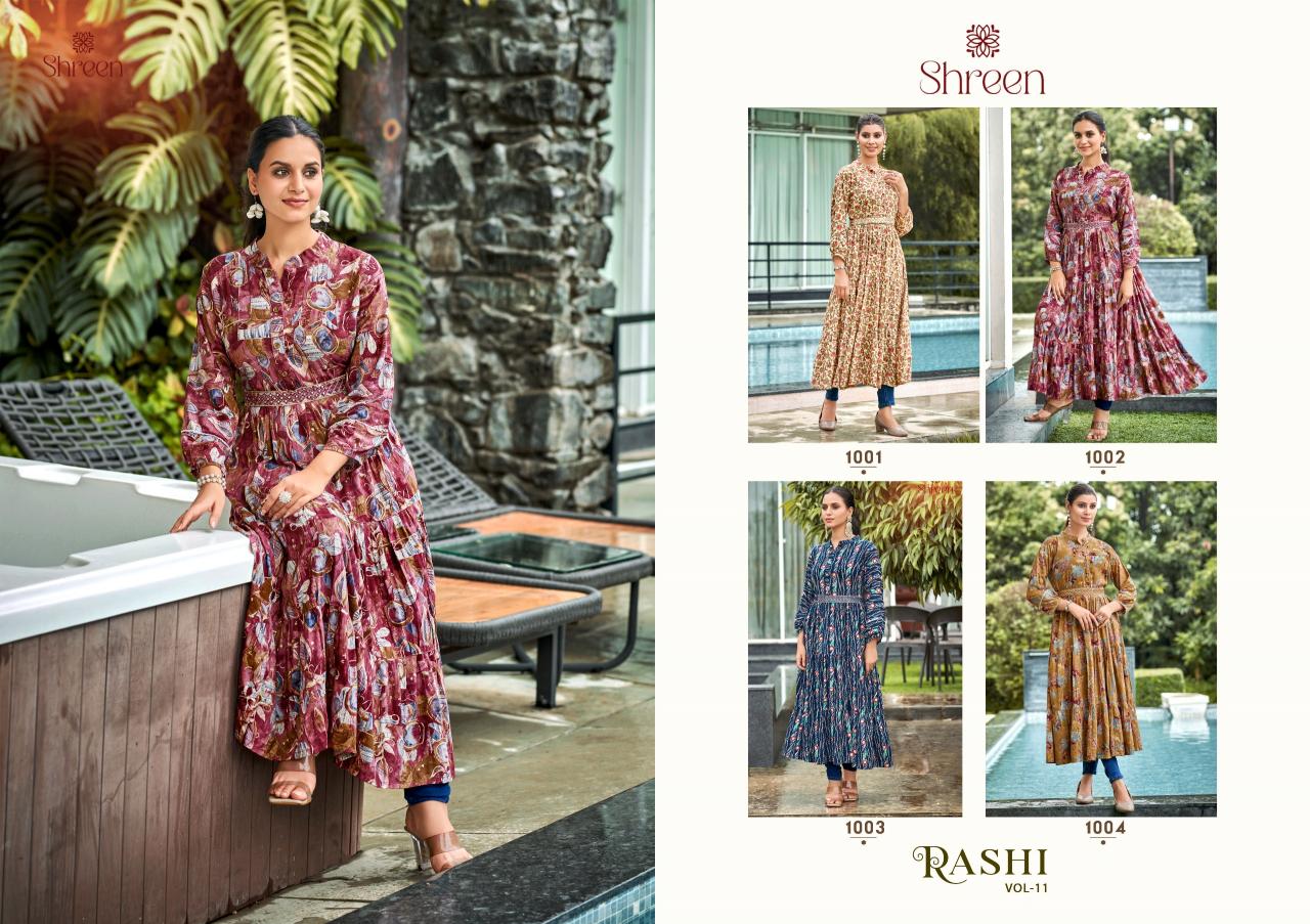 Shreen Raashi VOL 11 Kurti Wholesale catalog