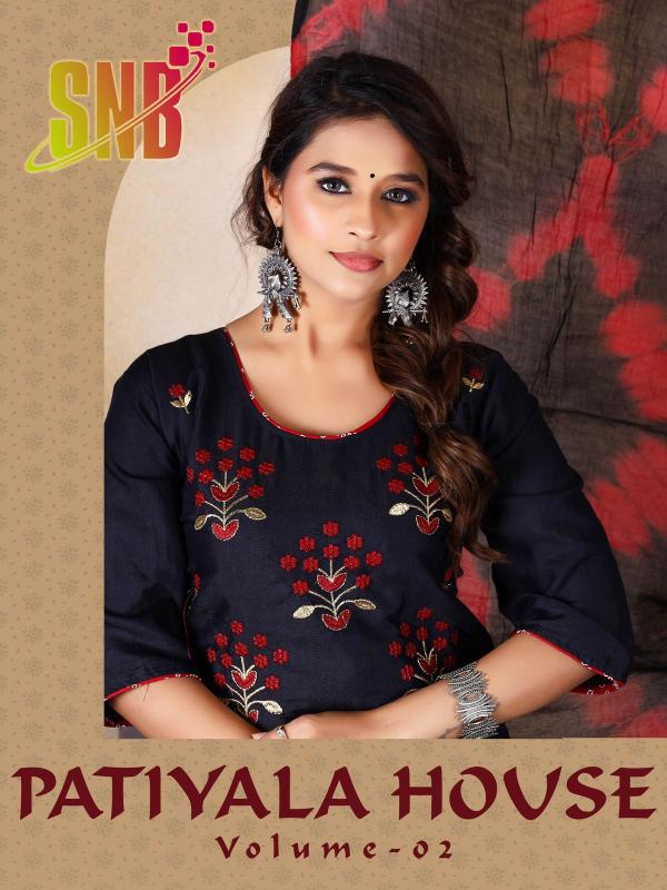SNB PATIYALA HOUSE VOL 2 Kurti Wholesale Catalog