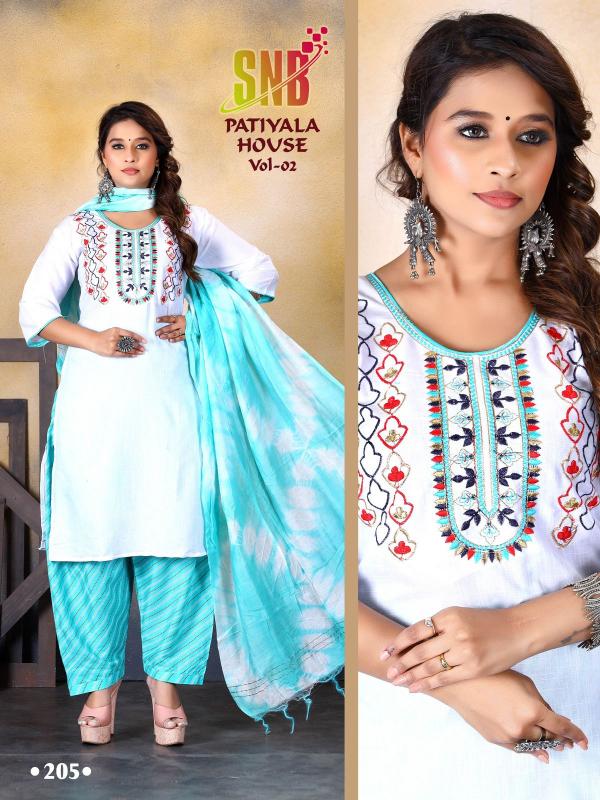 SNB PATIYALA HOUSE VOL 2 Kurti Wholesale Catalog