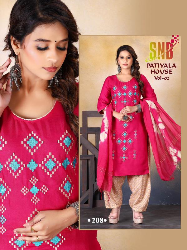 SNB PATIYALA HOUSE VOL 2 Kurti Wholesale Catalog