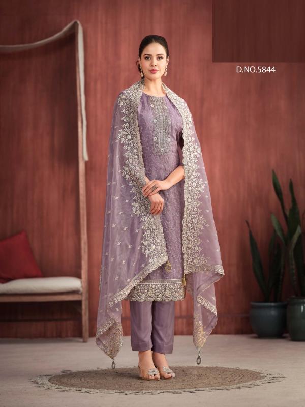 Sofia 5841 To 5846 Organza Silk Salwar Kameez wholesale catalog