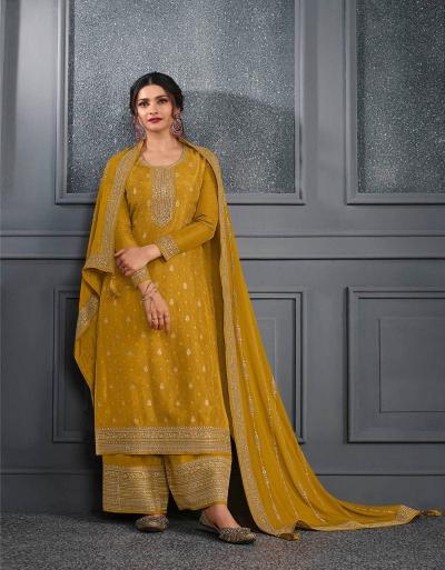 Soha 64051 To 64058 Designer Dola Silk Jecquard Salwar Suit Wholesale catalog