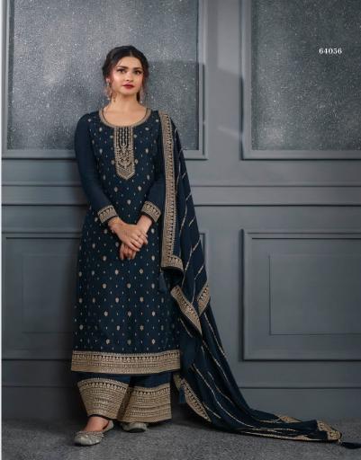 Soha 64051 To 64058 Designer Dola Silk Jecquard Salwar Suit Wholesale catalog