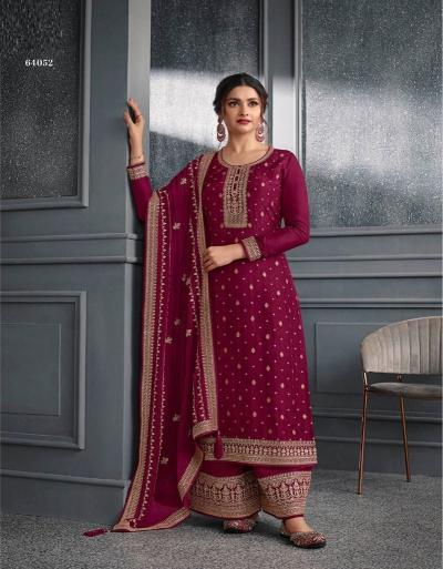 Soha 64051 To 64058 Designer Dola Silk Jecquard Salwar Suit Wholesale catalog