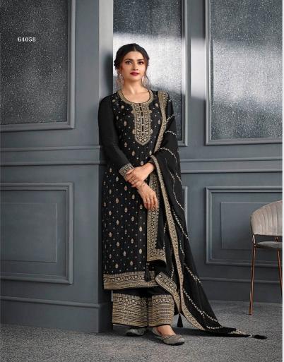 Soha 64051 To 64058 Designer Dola Silk Jecquard Salwar Suit Wholesale catalog