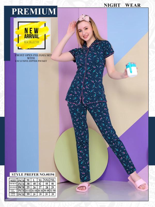 SUMMER SPECIAL VOL AT0194 Night Suit Wholesale catalog