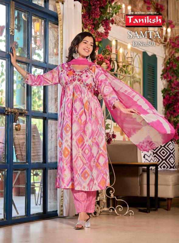 TANIKSH Samata Vol 3 Ryon Foil Print Kurti Wholesale catalog