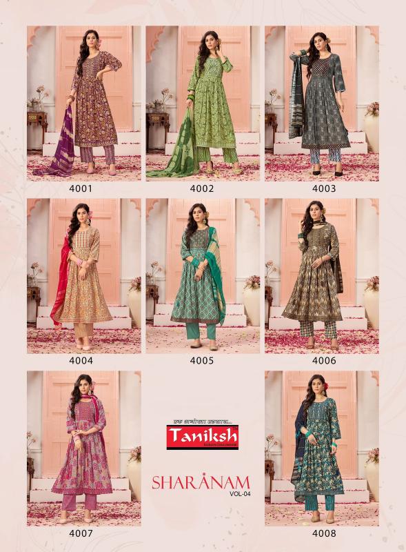 TANIKSH SHARNAM vol4 kurti Wholesale catalog