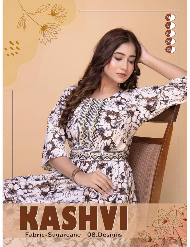 TRENDY KASHVI VOL 1 (BELT) Print Kurti Wholesale Catalog