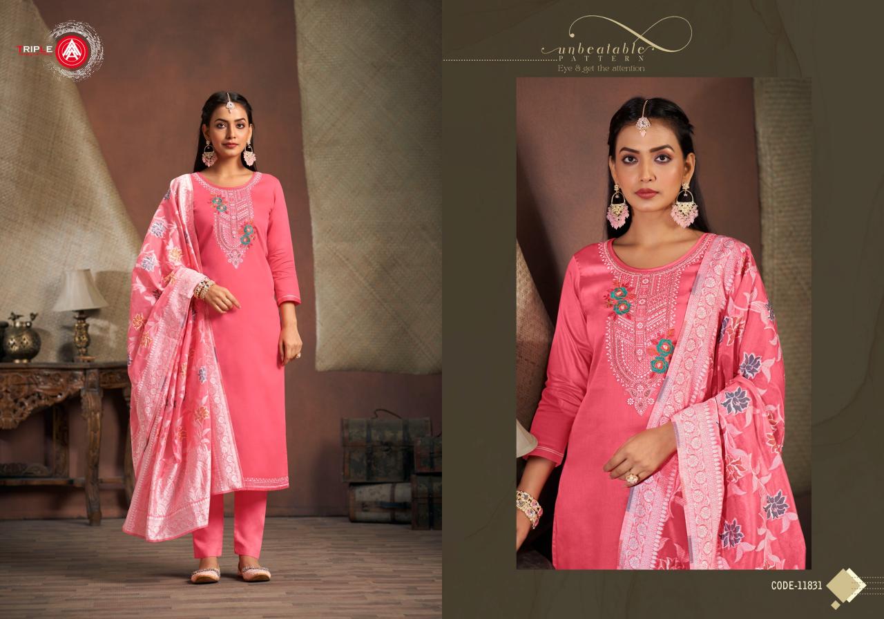 Triple Aaa Aas Edition 7 Jam Cotton Dress Material Wholesale Catalog