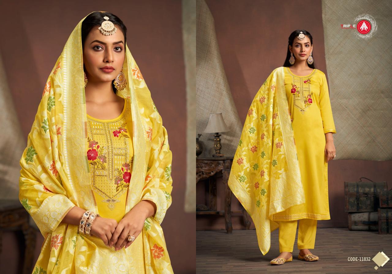 Triple Aaa Aas Edition 7 Jam Cotton Dress Material Wholesale Catalog