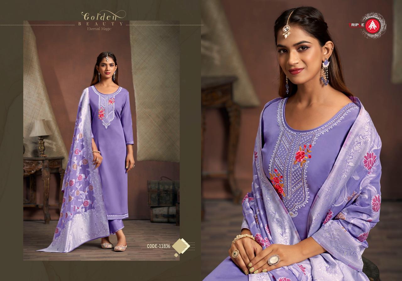 Triple Aaa Aas Edition 7 Jam Cotton Dress Material Wholesale Catalog