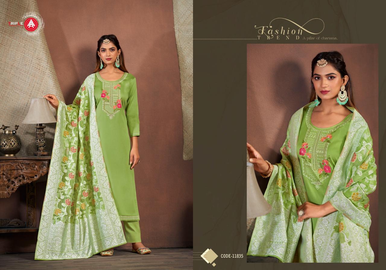 Triple Aaa Aas Edition 7 Jam Cotton Dress Material Wholesale Catalog
