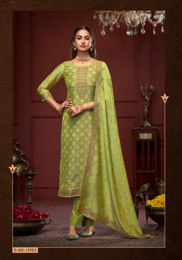 Triple Aaa Stuti Fancy Dress Material Wholesale Catalog