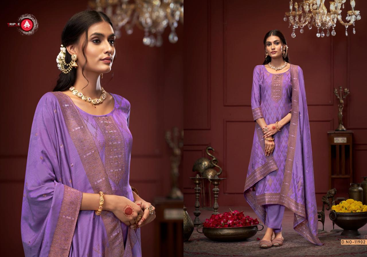 Triple Aaa Stuti Fancy Dress Material Wholesale Catalog