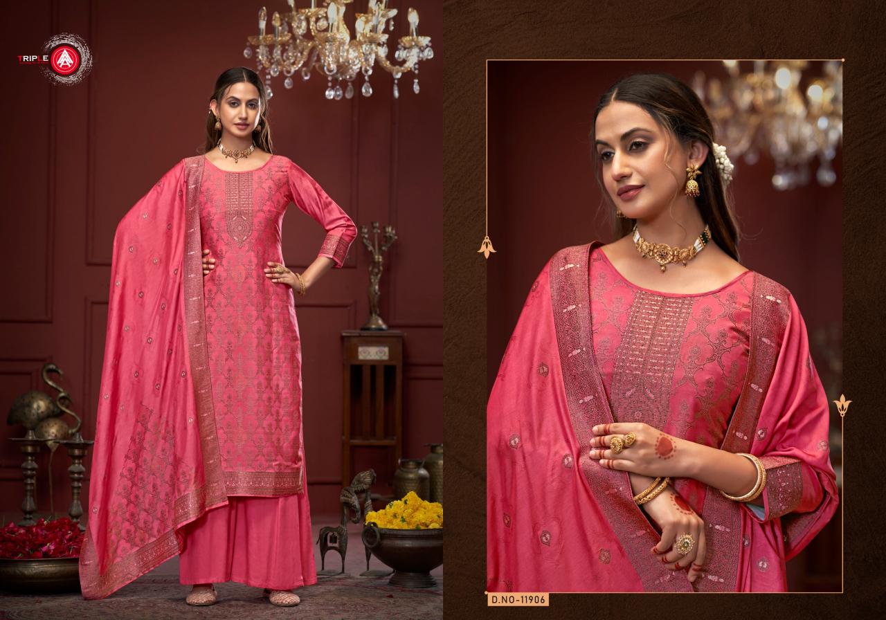 Triple Aaa Stuti Fancy Dress Material Wholesale Catalog
