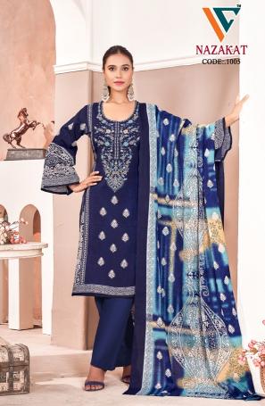 Vandana Nazakat Vol 1 Cotton Dress Material Wholesale catalog