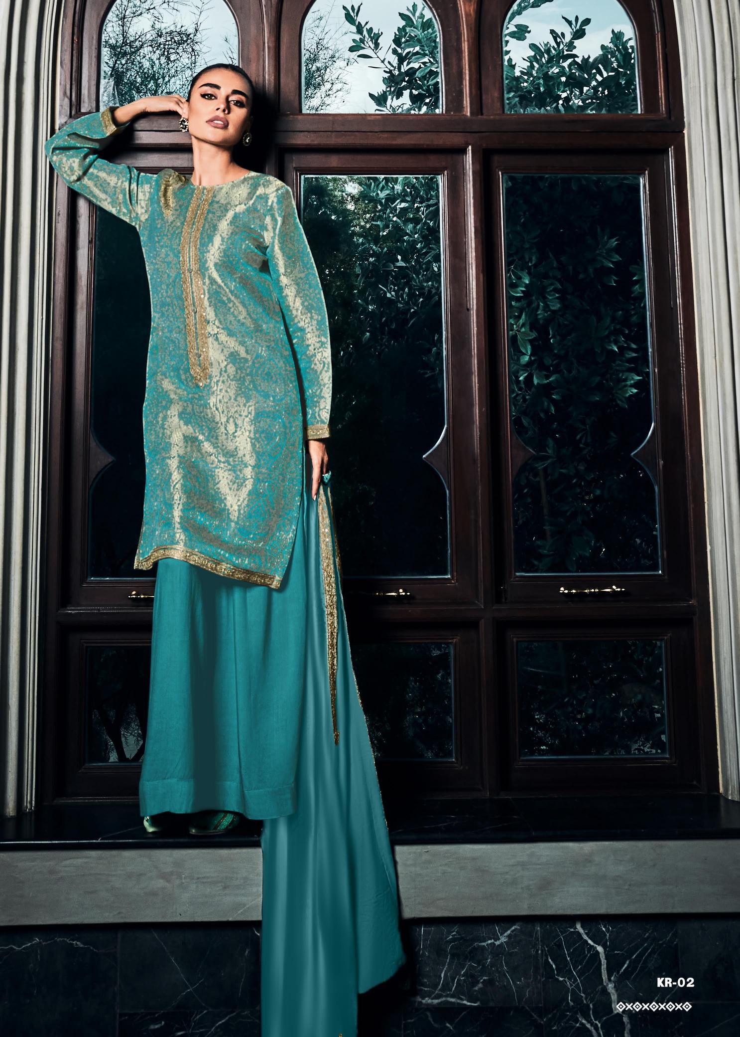 Varsha Kaira Viscose Designer Salwar Kameez Wholesale Catalog