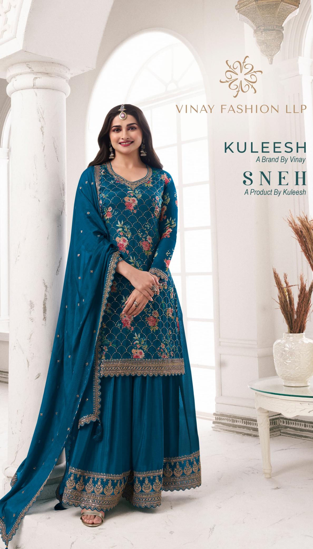 Vinay KULEESH SNEH HITLIST Dress Material Wholesale catalog