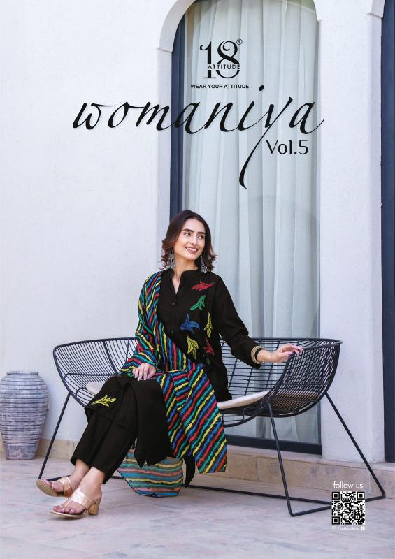 WOMANIYA VOL5 kurti Wholesale catalog
