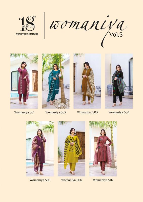 WOMANIYA VOL5 kurti Wholesale catalog