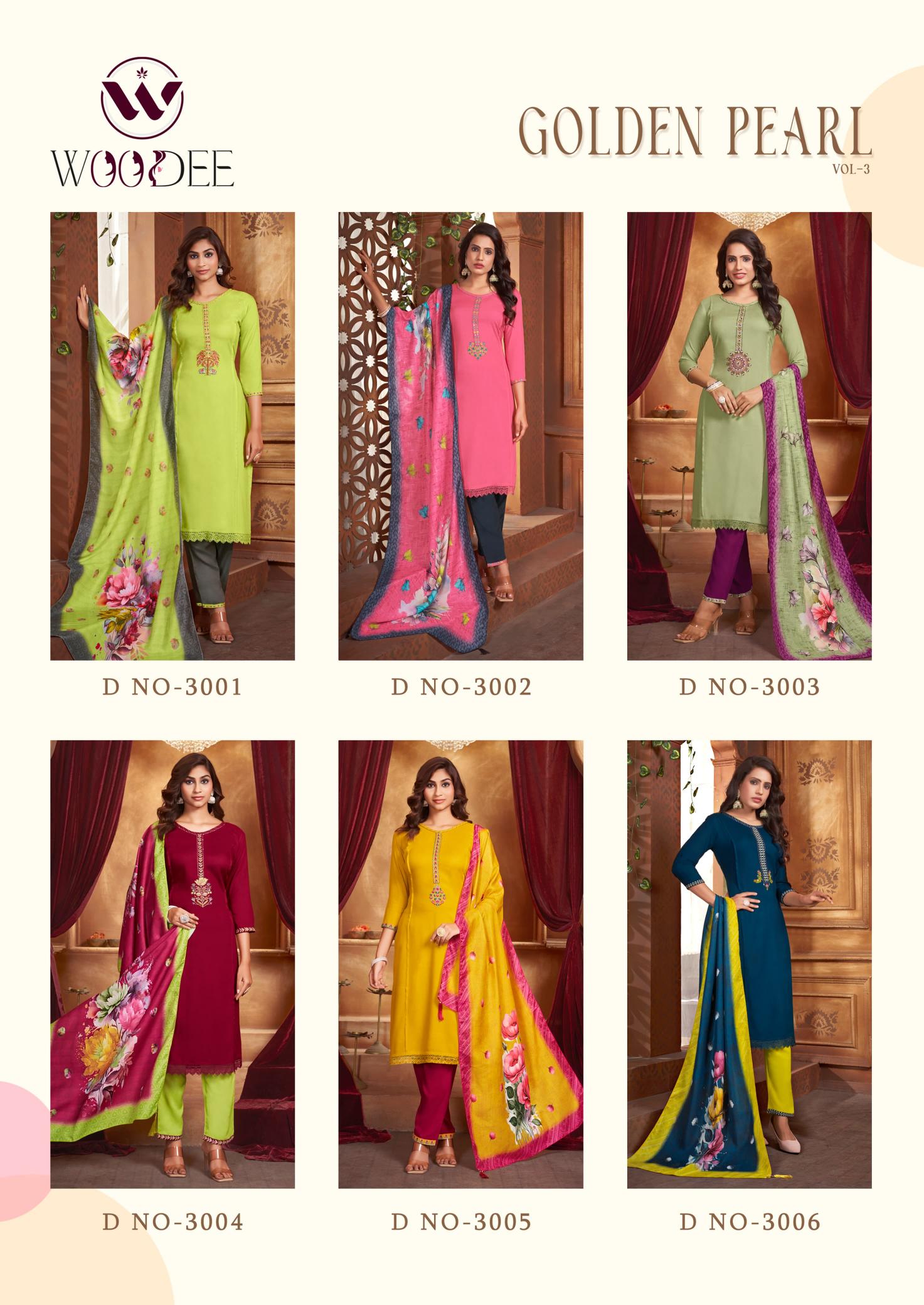 WOODEE GOLDEN PEARL vol 3 Kurti Wholesale catalog