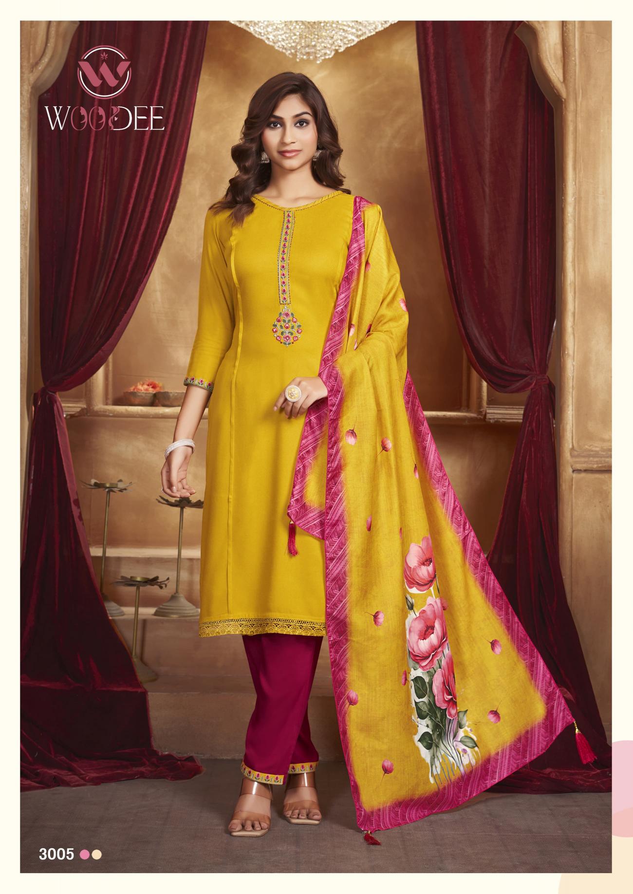 WOODEE GOLDEN PEARL vol 3 Kurti Wholesale catalog