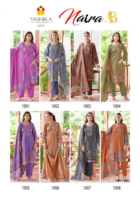 Yashika Naira B Cotton Printed Dress Material Wholesale catalog