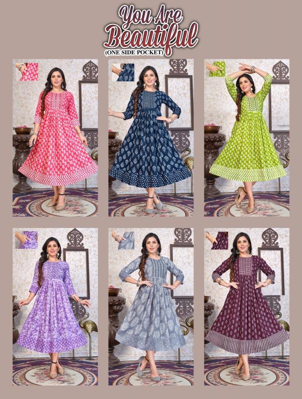 YOU ARE BEAUTIFUL Kurti Wholesale Catalog