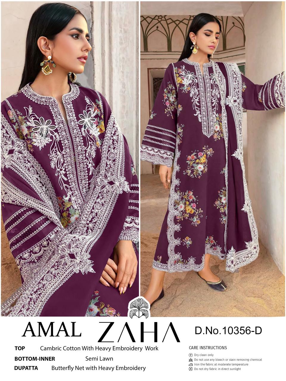 Zaha Amal Salwar Kameez Wholesale Catalog