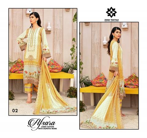 Zesh AFsara – Dress Material - Wholesale Catalog